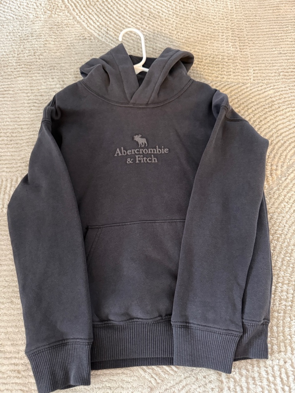 Abercrombie & Fitch Kids Dark Charcoal Hooded Sweatshirt